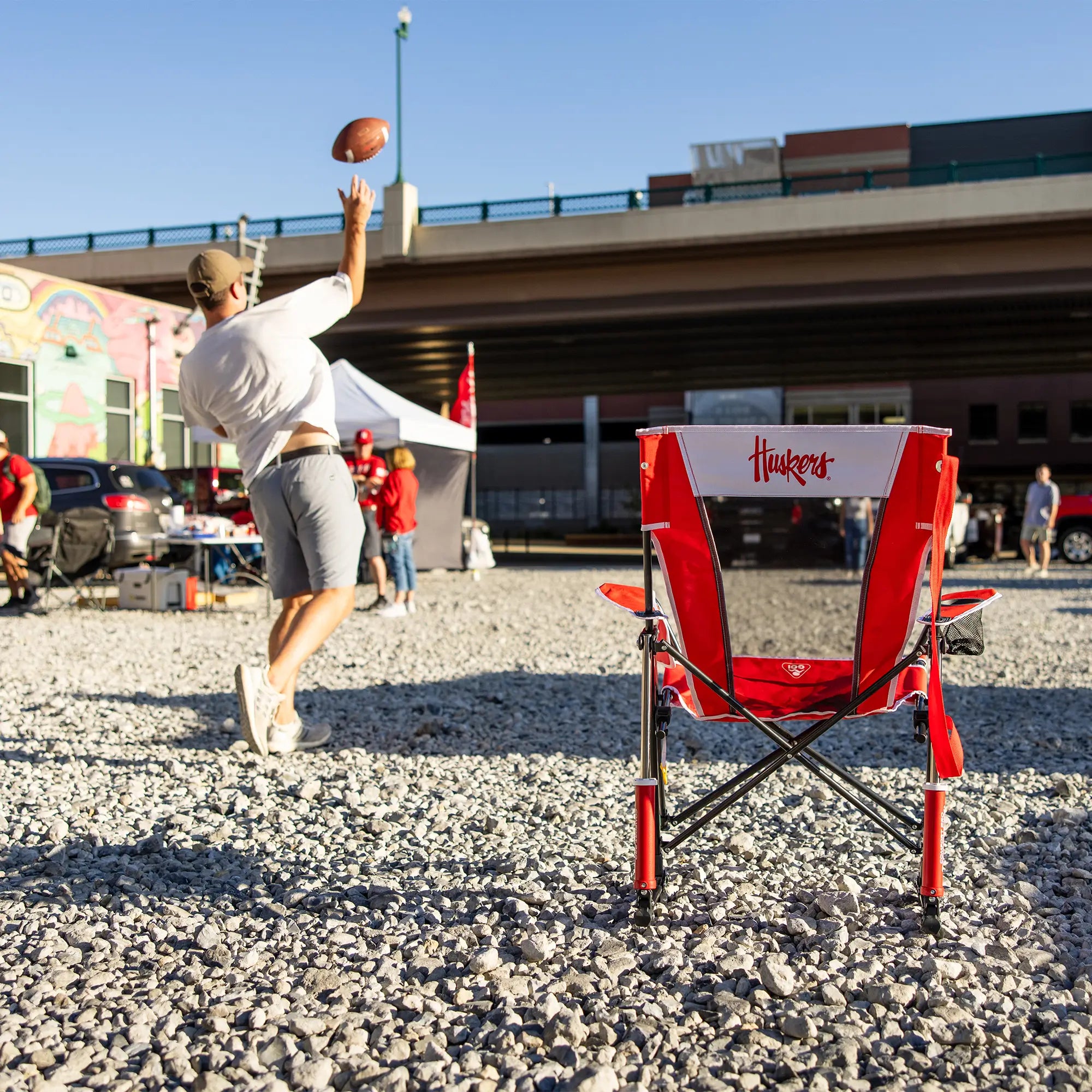 College Comfort Pro Rocker™ - Nebraska Cornhuskers